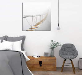Wallity Cuadro Decorativo sobre Lienzo KC381 Multicolor 45 x 45 cm